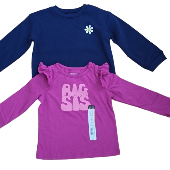 OKIE DOKIE BRAND TODDLER GIRLS BUNDLE OF 3 TOPS SIZE 3T - Picture 3 of 16